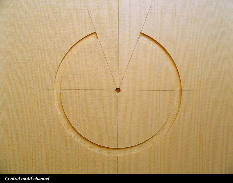 Rosette: Central motif channel